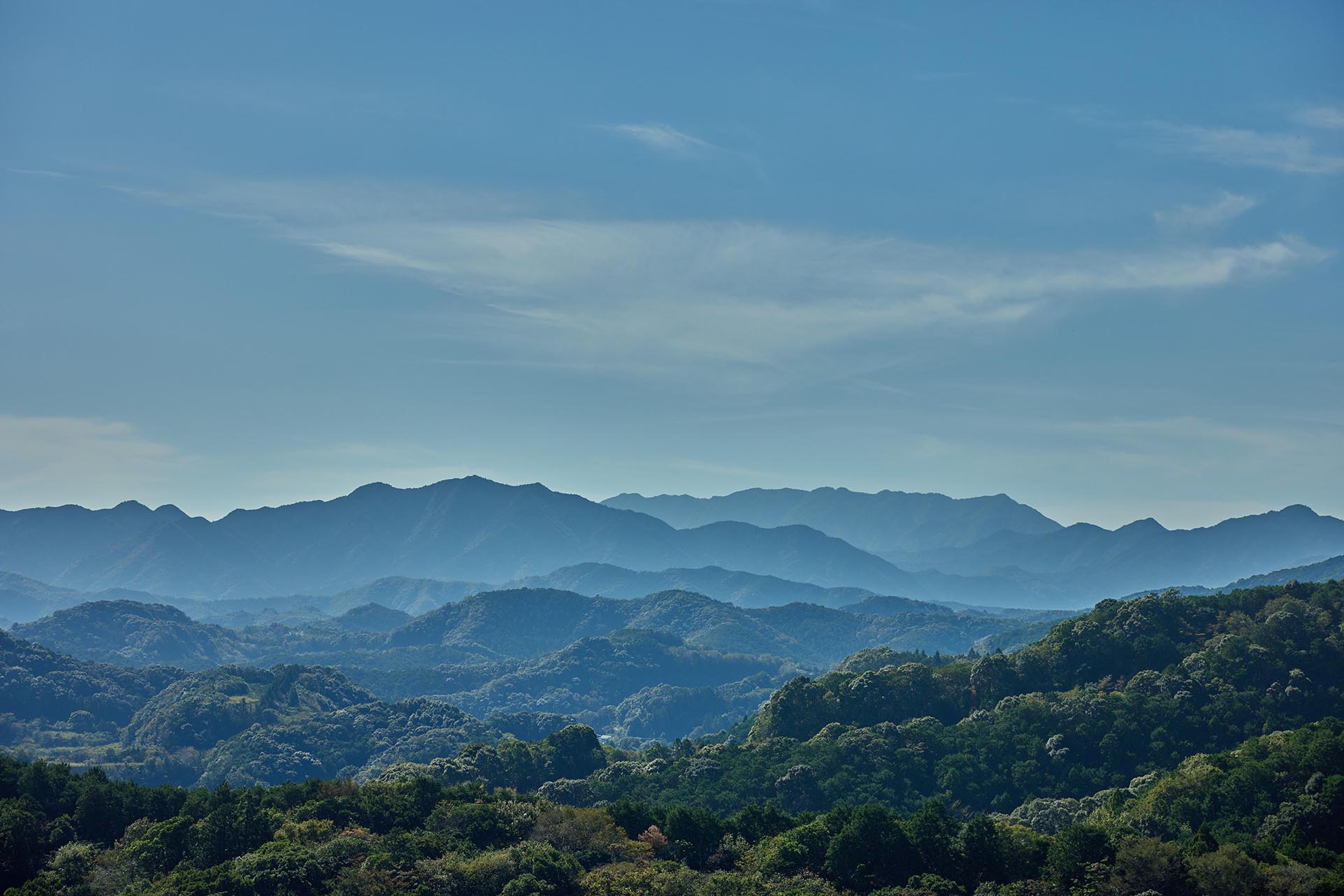 Kii Mountains seen from Onigura